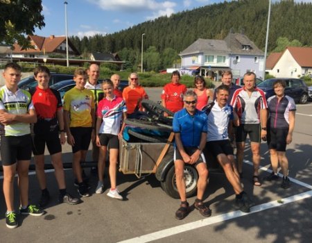 Radtour der Skizunft Brend am 19.08.2018