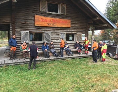 Skizunft Loipenzentrum Martinskapelle startklar für den Winter