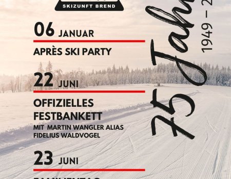 75 Jahre Skizunft Brend – das Jubiläum wird gefeiert