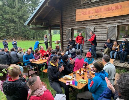 Kurzweiliger Winterabschluss auf der Martinskapelle
